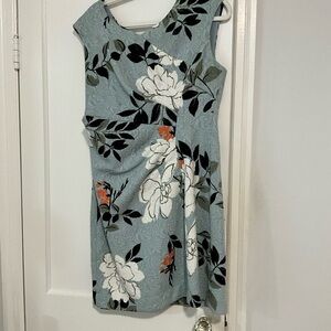 Maggy London Blue Floral Dress